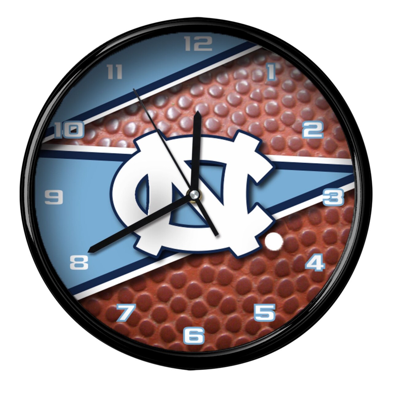 The Memory Company 11.5" Blue and White NCAA North Carolina Tar Heels Wall Clock